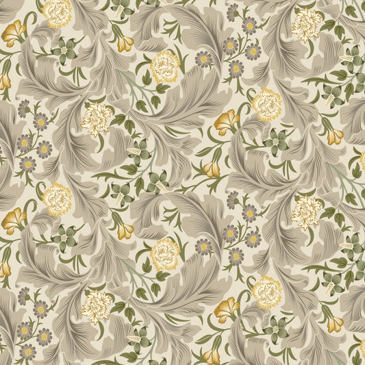 1058 - Leicester Wallpaper - Dove Grey - Morris Collections