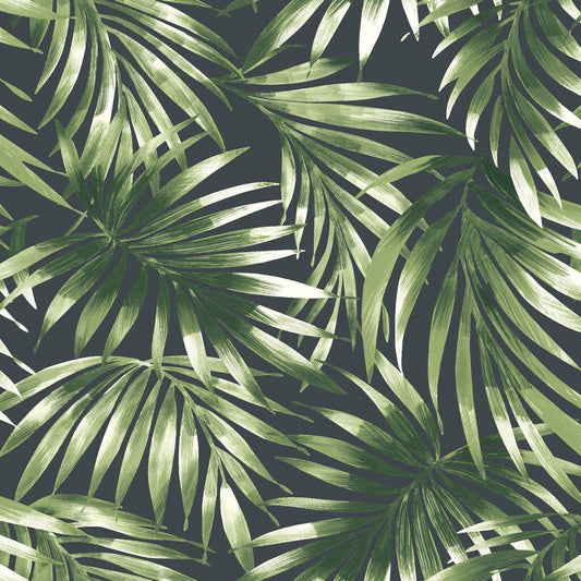 106413 - Elegant Leaves Wallpaper - Green - Superfresco Easy