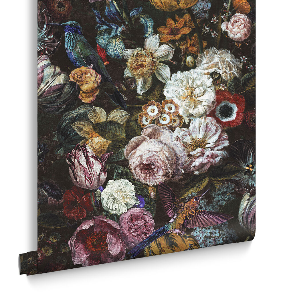 106443 - Allure Wallpaper - Black - Graham & Brown