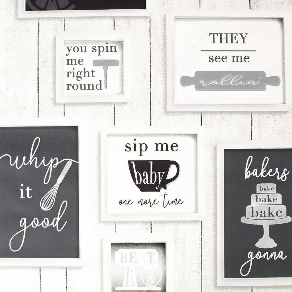106631 - Frames Quotes Wallpaper - Black & White - Contour