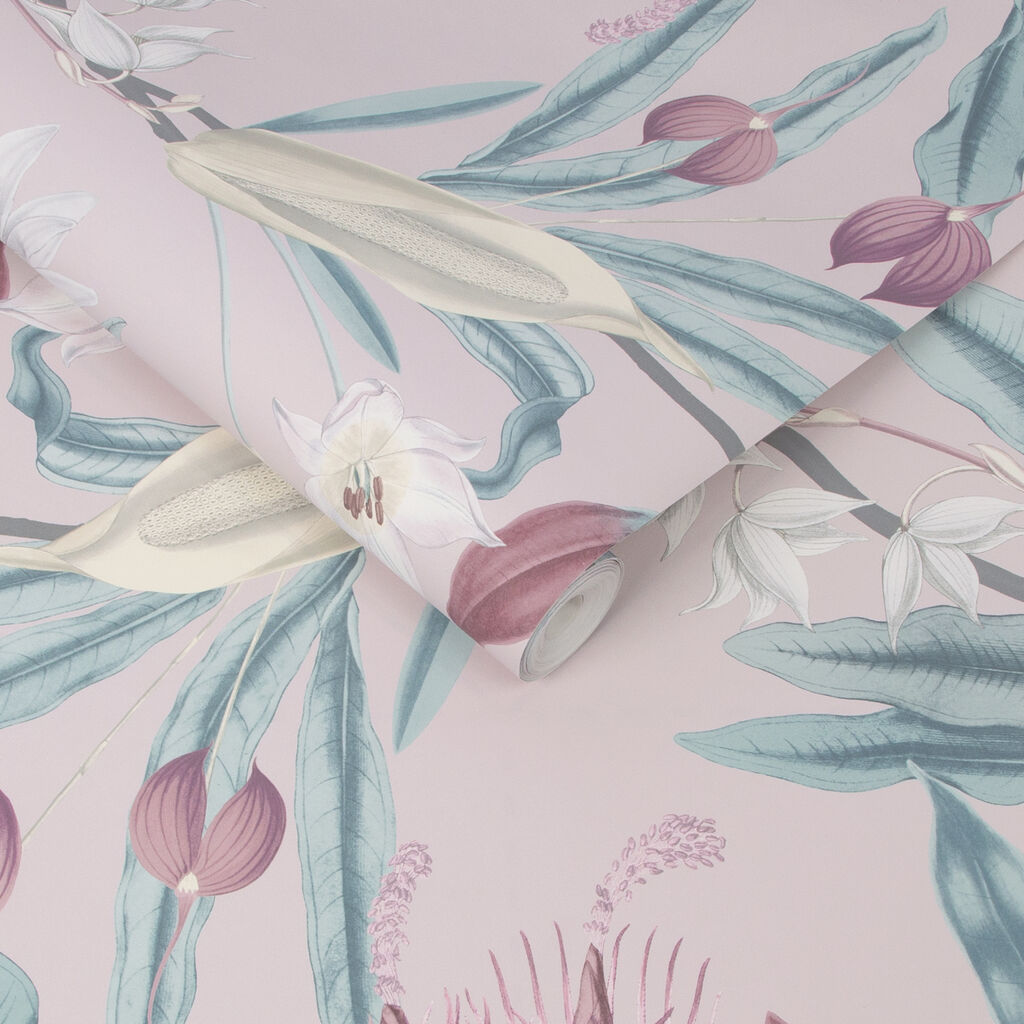 107602 - Paradise Wallpaper - Blush - Graham & Brown