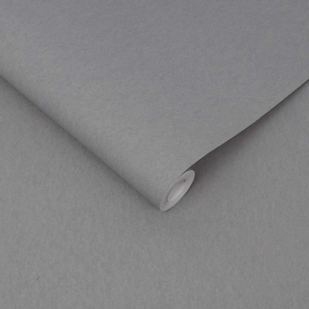 107628 - Shadow Plain Wallpaper - Charcoal - Graham & Brown