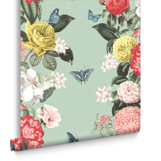 107747 - Bloomsbury Neo Wallpaper - Mint - Graham & Brown
