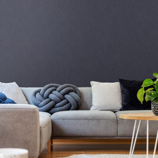 108119 - Leaf Wallpaper - Navy - Superfresco Easy