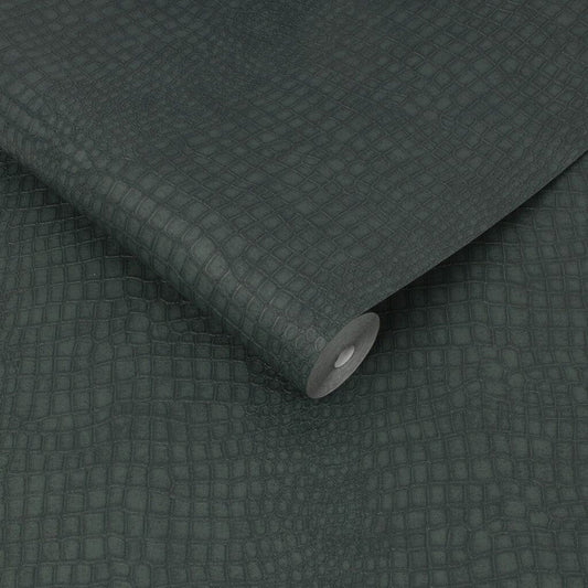 108599 - Crocodile Wallpaper - Green - Superfresco Easy