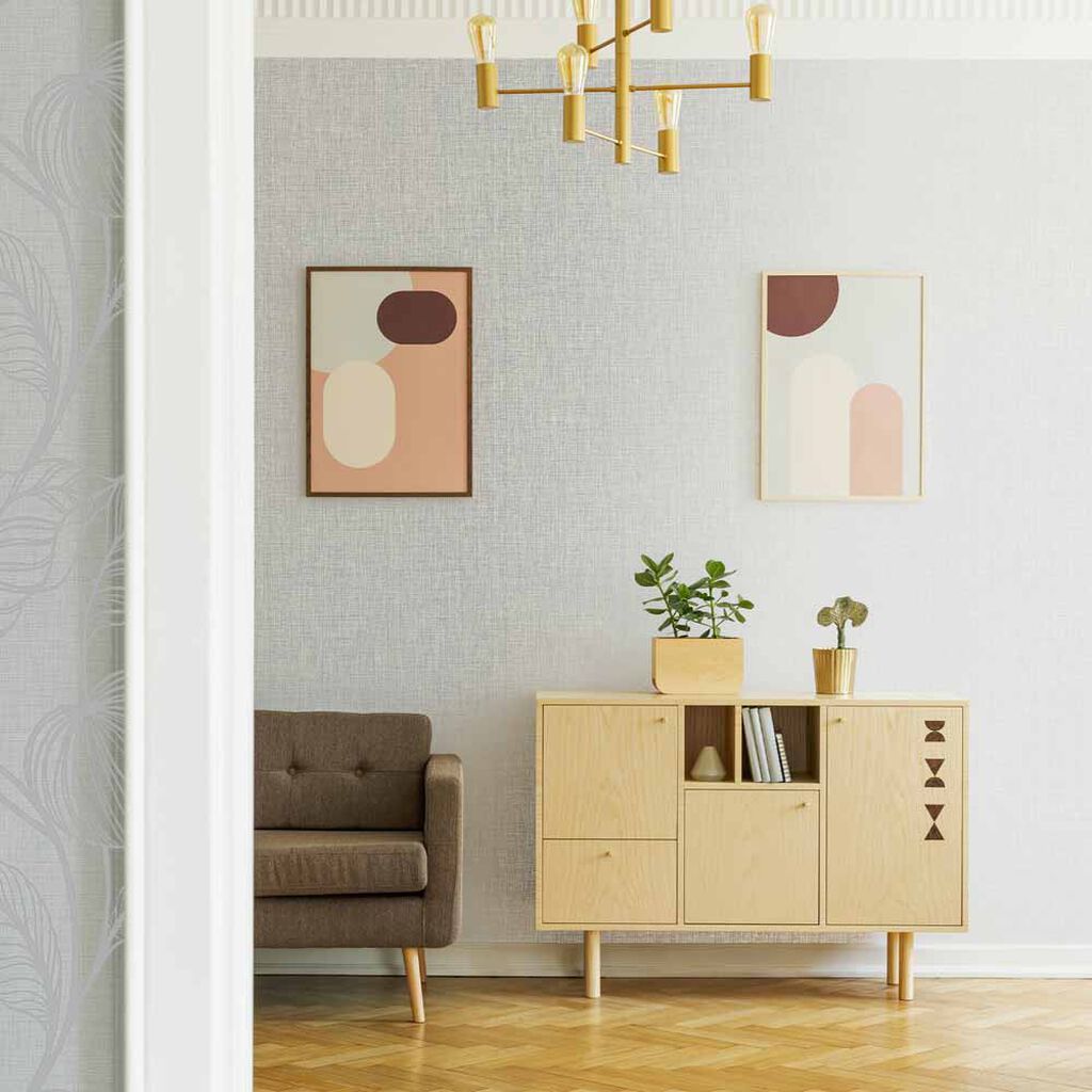 111292 - Royal Silk Wallpaper - Moonstone - Boutique Luxury