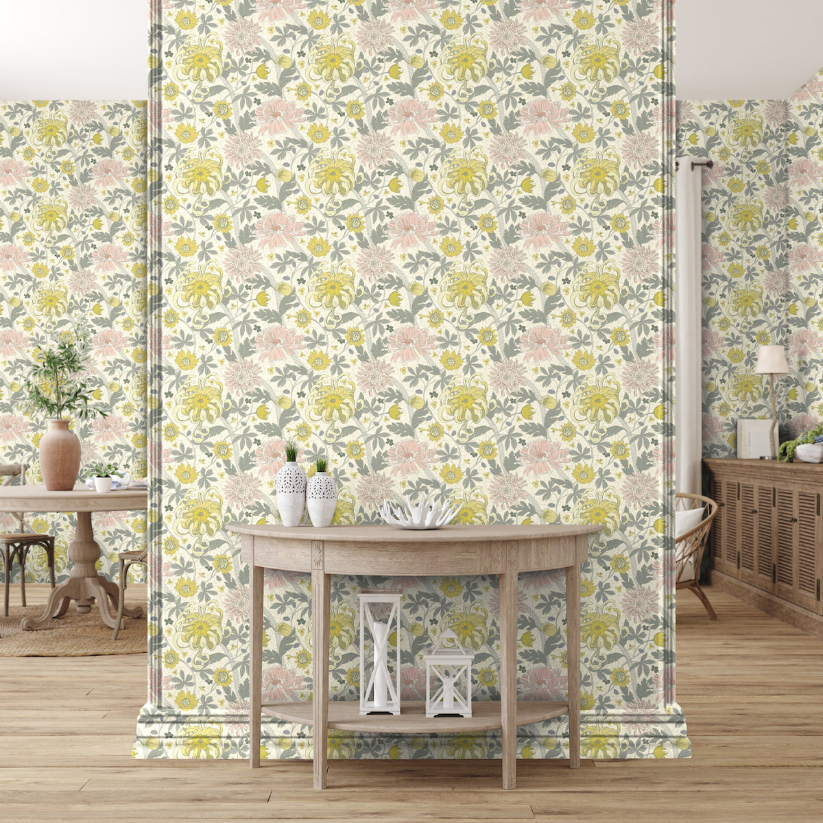 1114 - Kelmscott Wallpaper - Parchment Cream - Morris Collections