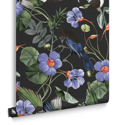 112192 - Magpie Wallpaper - Multi - Graham & Brown