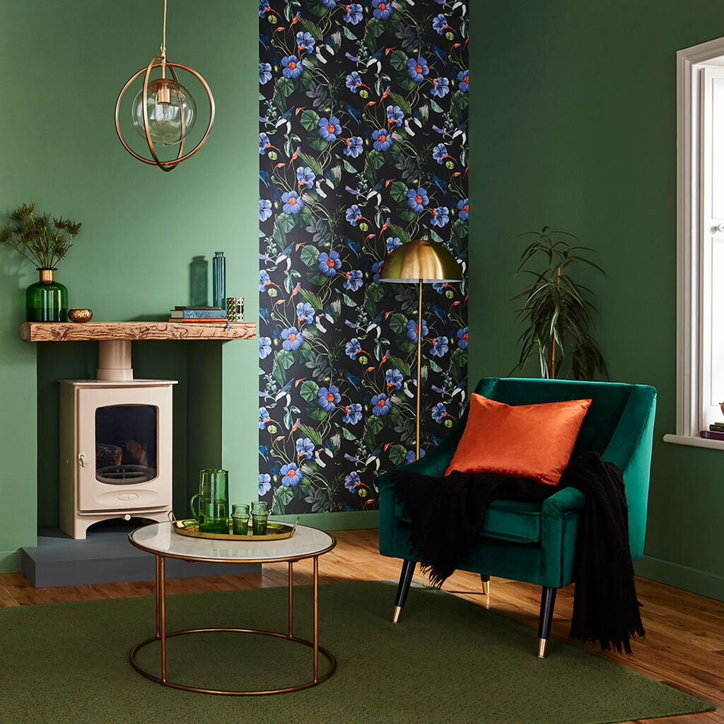 112192 - Magpie Wallpaper - Multi - Graham & Brown
