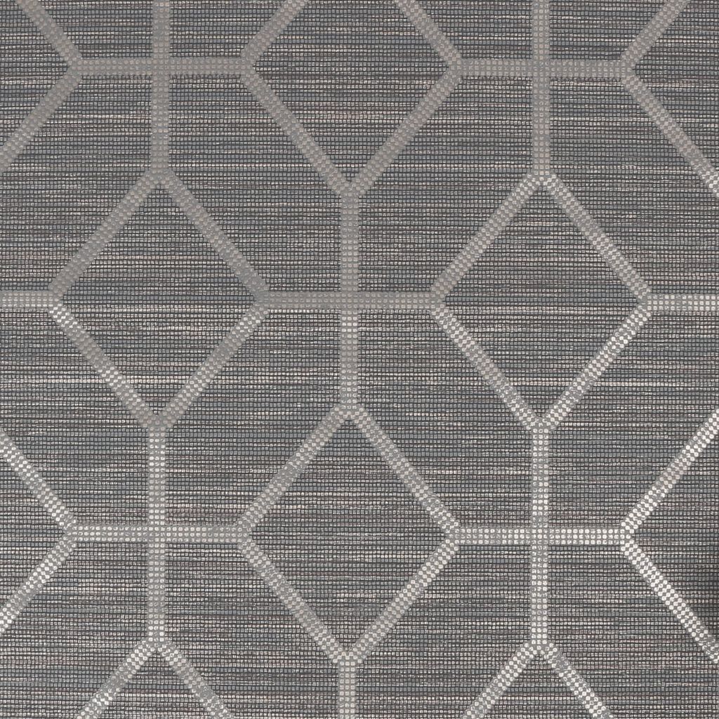 112661 - Asscher Geo Wallpaper - Gray - Boutique Luxury
