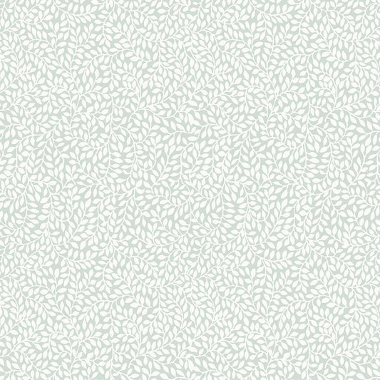 113351 - Little Vines Wallpaper - Duck Egg - Laura Ashley