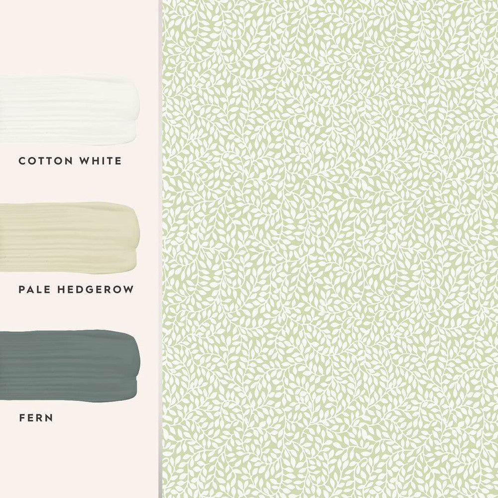 113352 - Little Vines Wallpaper - Hedgerow - Laura Ashley