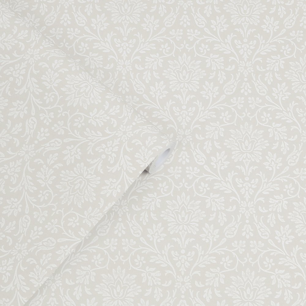 113369 - Annecy Wallpaper - Dove Grey - Laura Ashley