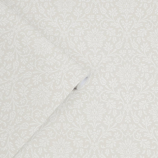 113369 - Annecy Wallpaper - Dove Grey - Laura Ashley