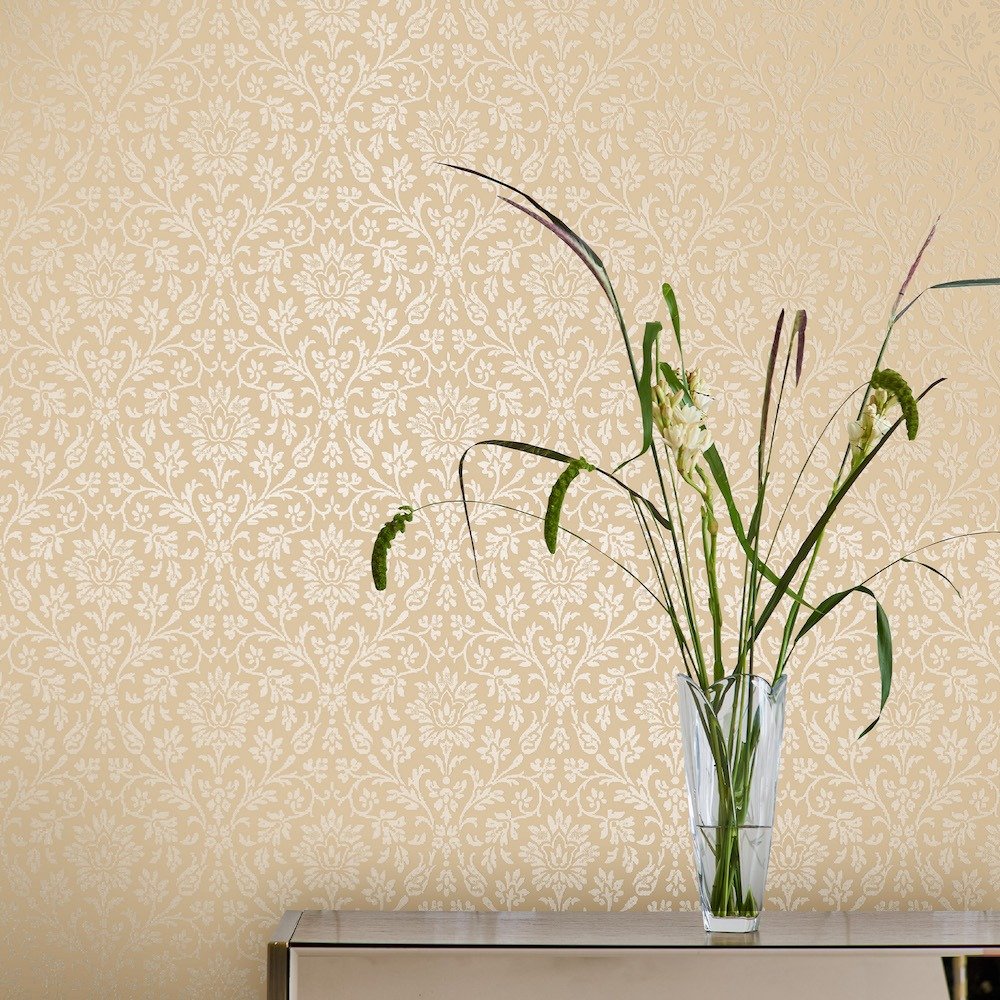 113370 - Annecy Wallpaper - Linen - Laura Ashley
