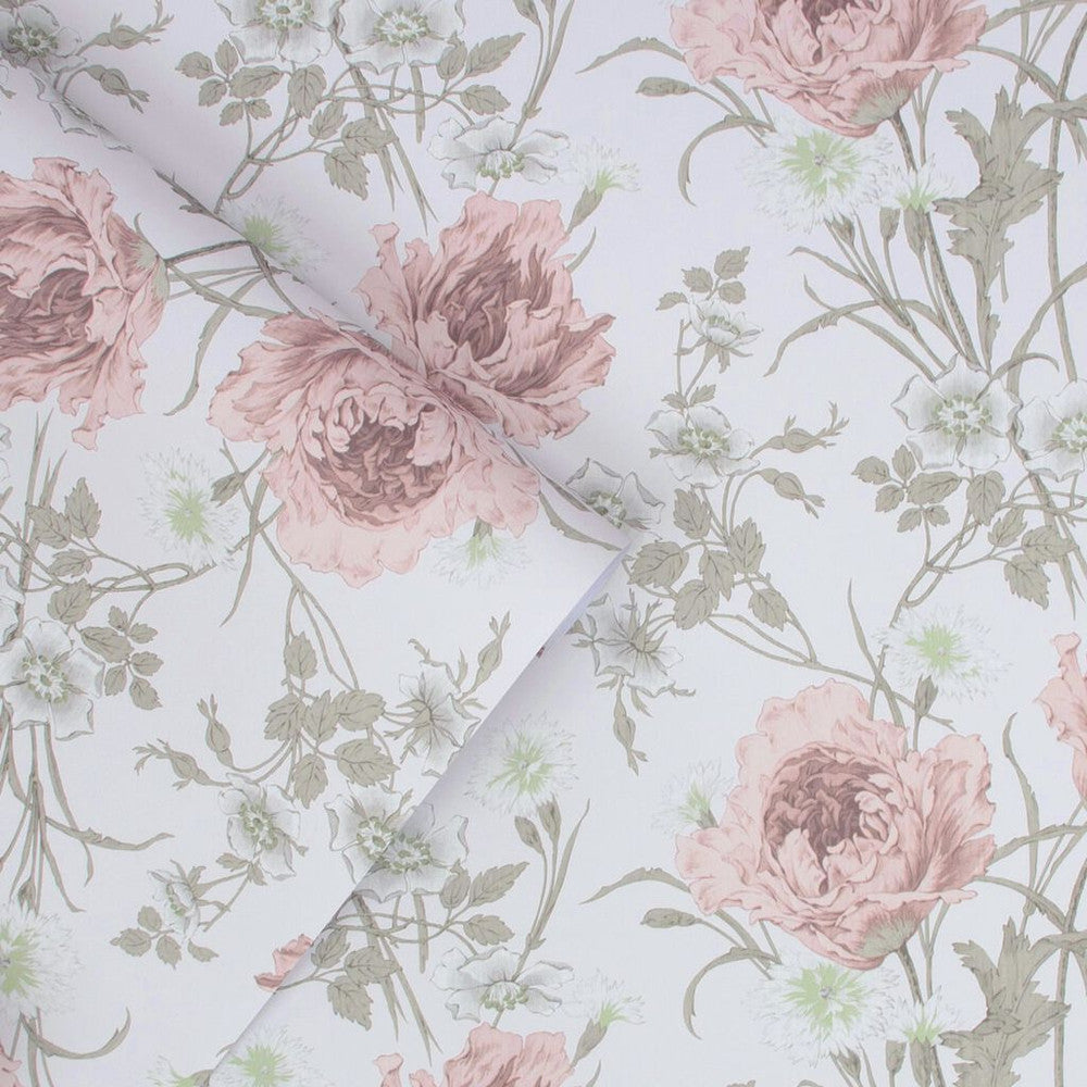 113395 - Aurelie Wallpaper - Natural - Laura Ashley
