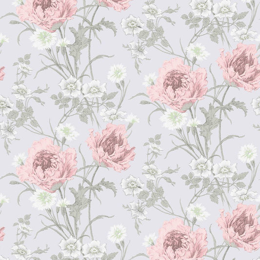 113395 - Aurelie Wallpaper - Natural - Laura Ashley