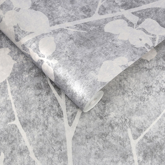 113940 - Brutal Beauty Wallpaper - Shadow - Graham & Brown