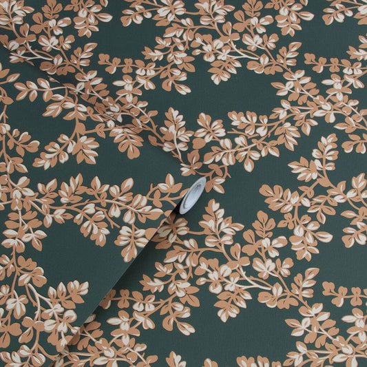 114902 - Burnham Wallpaper - Fern - Laura Ashley