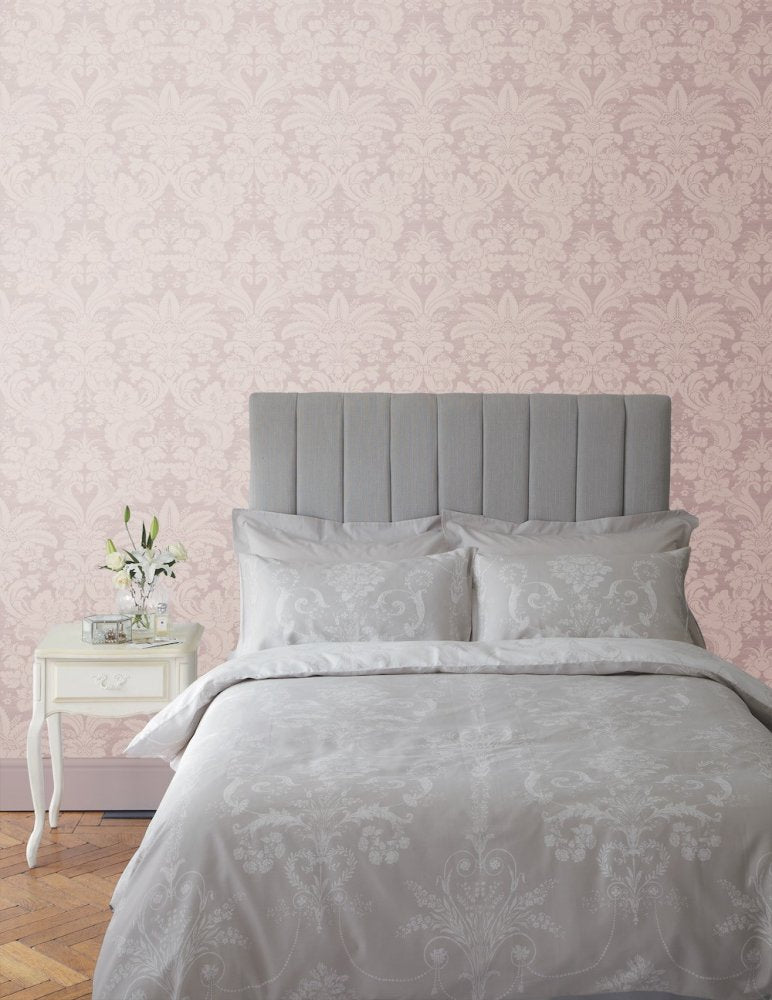114919 - Martigues Sugared Wallpaper - Violet - Laura Ashley