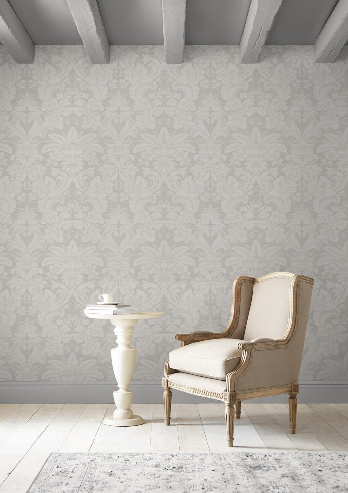 114920 - Martigues Sugared Wallpaper - Moonbeam - Laura Ashley