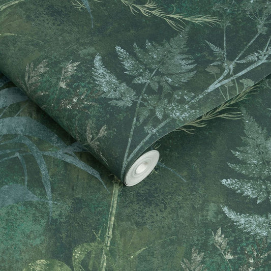 115042 - Restore Wallpaper - Emerald - Graham & Brown