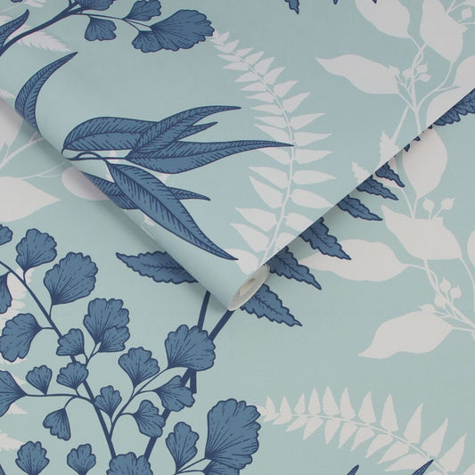 115056 - Fiore Wallpaper - Sky - Graham & Brown