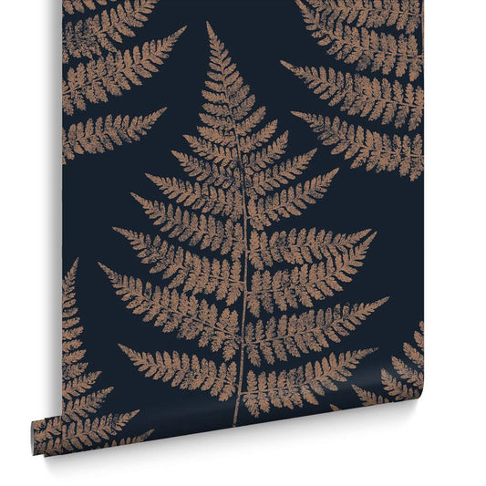 115072 - Royal Fern Wallpaper - Dusk - Graham & Brown