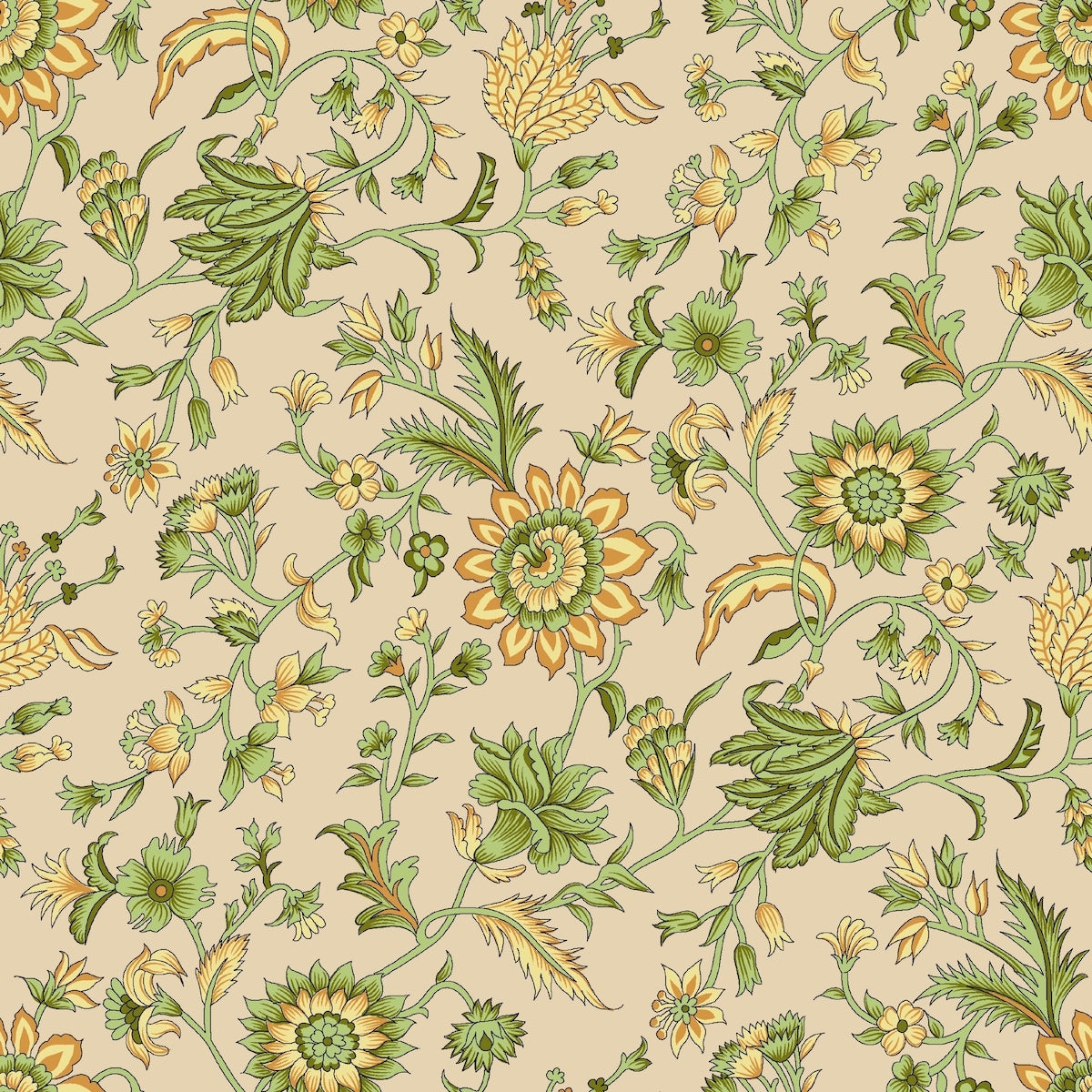 1150 - Paisley & Peony  Wallpaper - Sunrise - Morris Collections