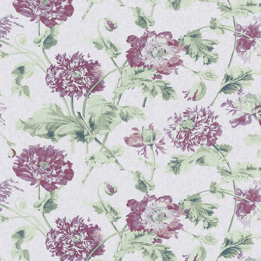 115268 - Hepworth Wallpaper - Grape - Laura Ashley