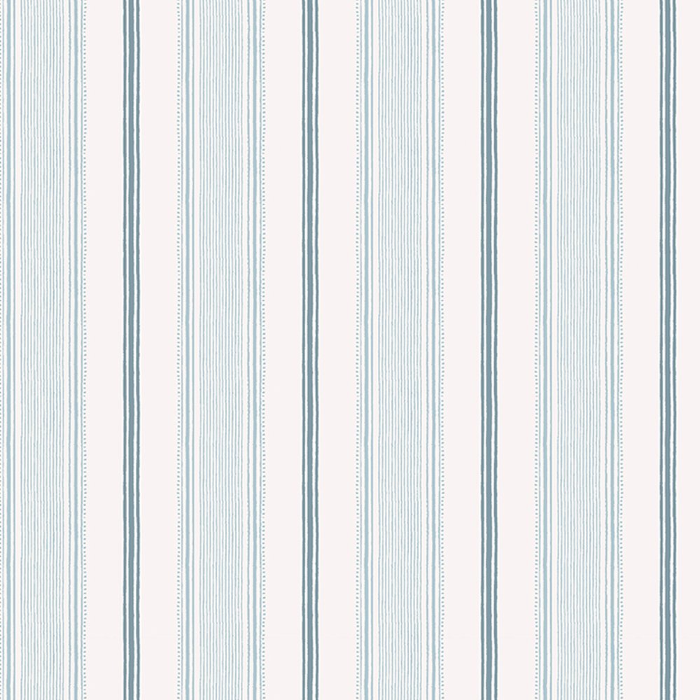 115271 - Heacham Stripe Wallpaper - Seaspray - Laura Ashley