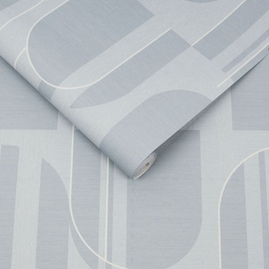 118011 - Marcia Wallpaper - Sky - Graham & Brown