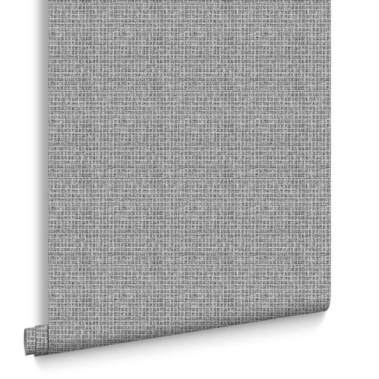 118043 - Sisal Wallpaper - Grey - Graham & Brown