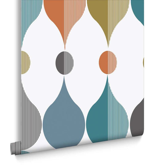 118045 - Coronation Craze Wallpaper - Carnival - Graham & Brown
