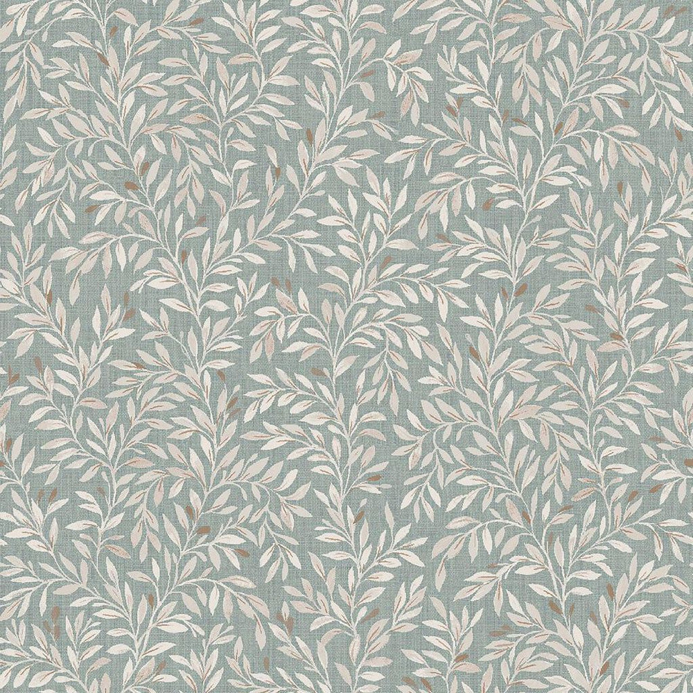 118262 - Ditsy Leaf Wallpaper - Duck Egg - Next