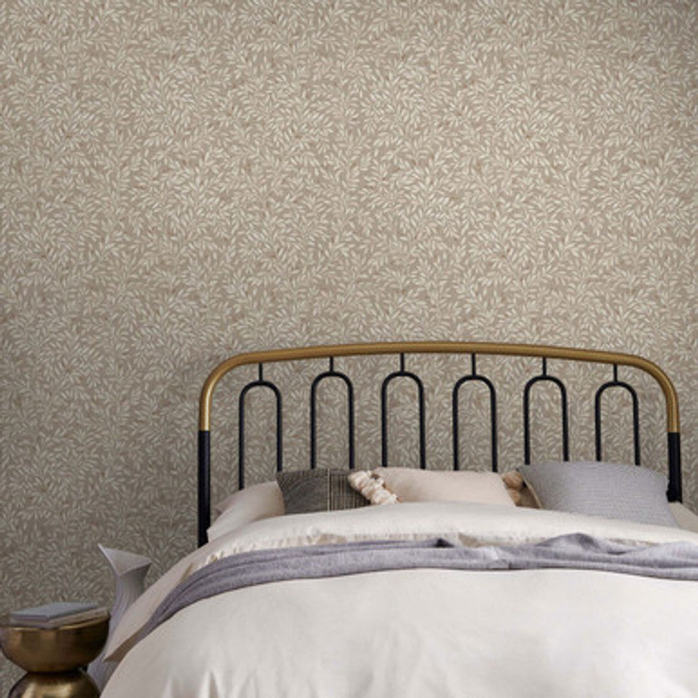 118264 - Ditsy Leaf Wallpaper - Neutral - Next