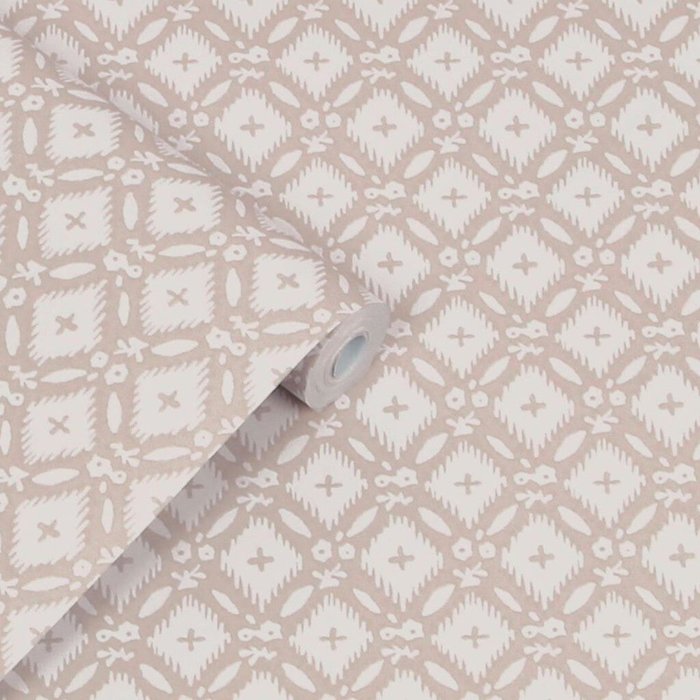 118474 - Whitebrook Wallpaper - Dove Grey - Laura Ashley