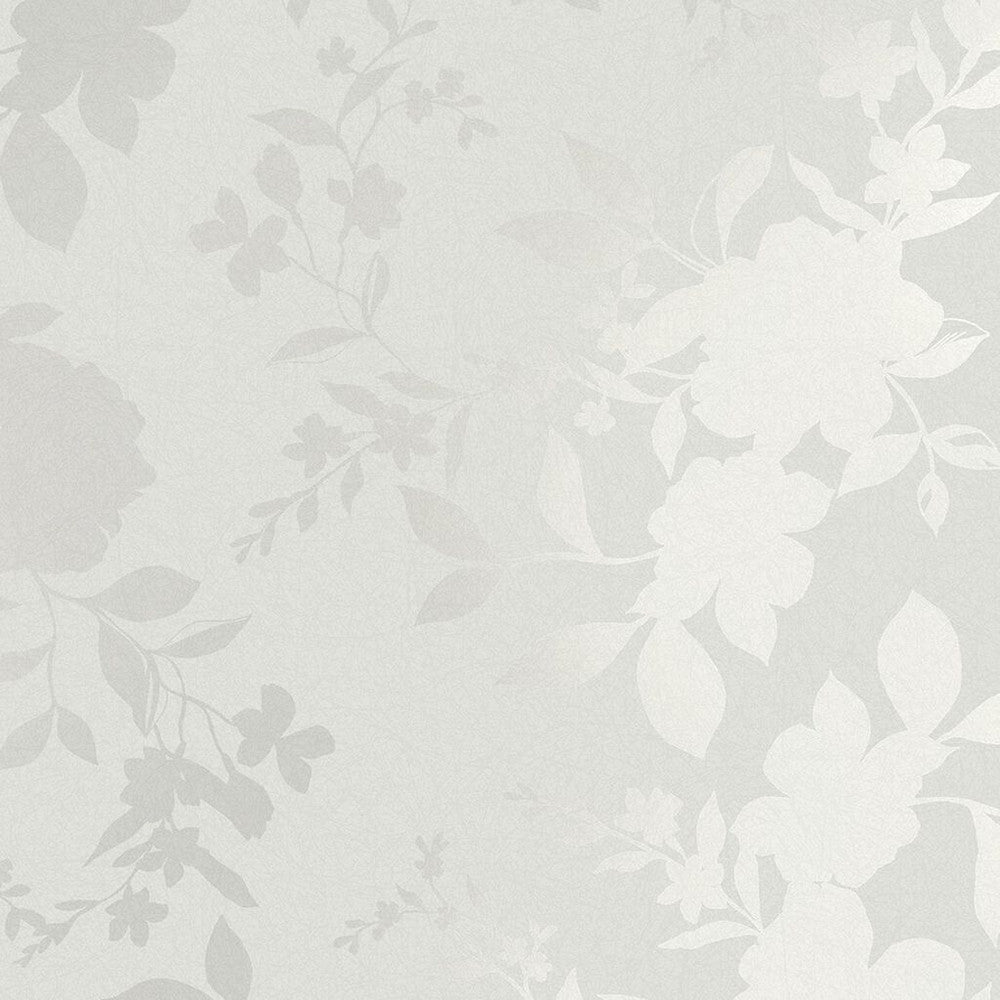 118485 - Westbourne Wallpaper - Silver - Laura Ashley