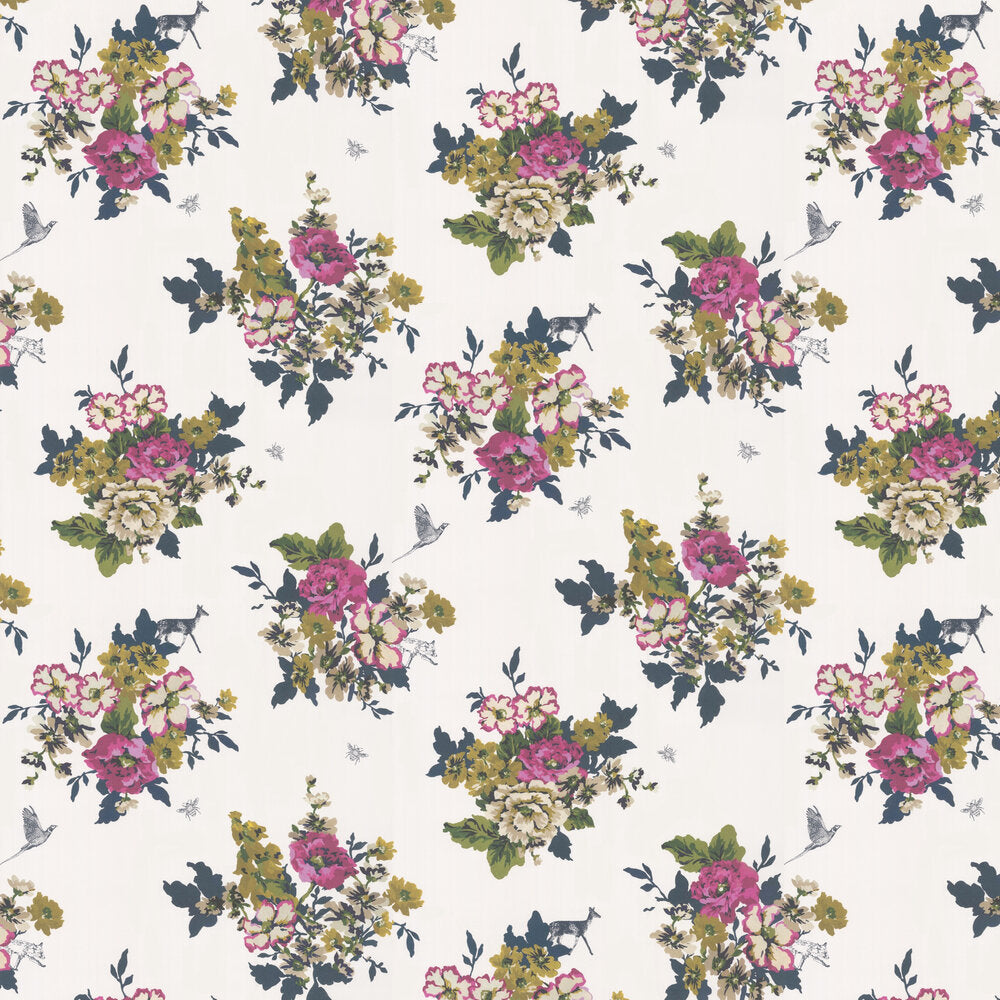 118552 - Floral Wallpaper - Cream - Joules