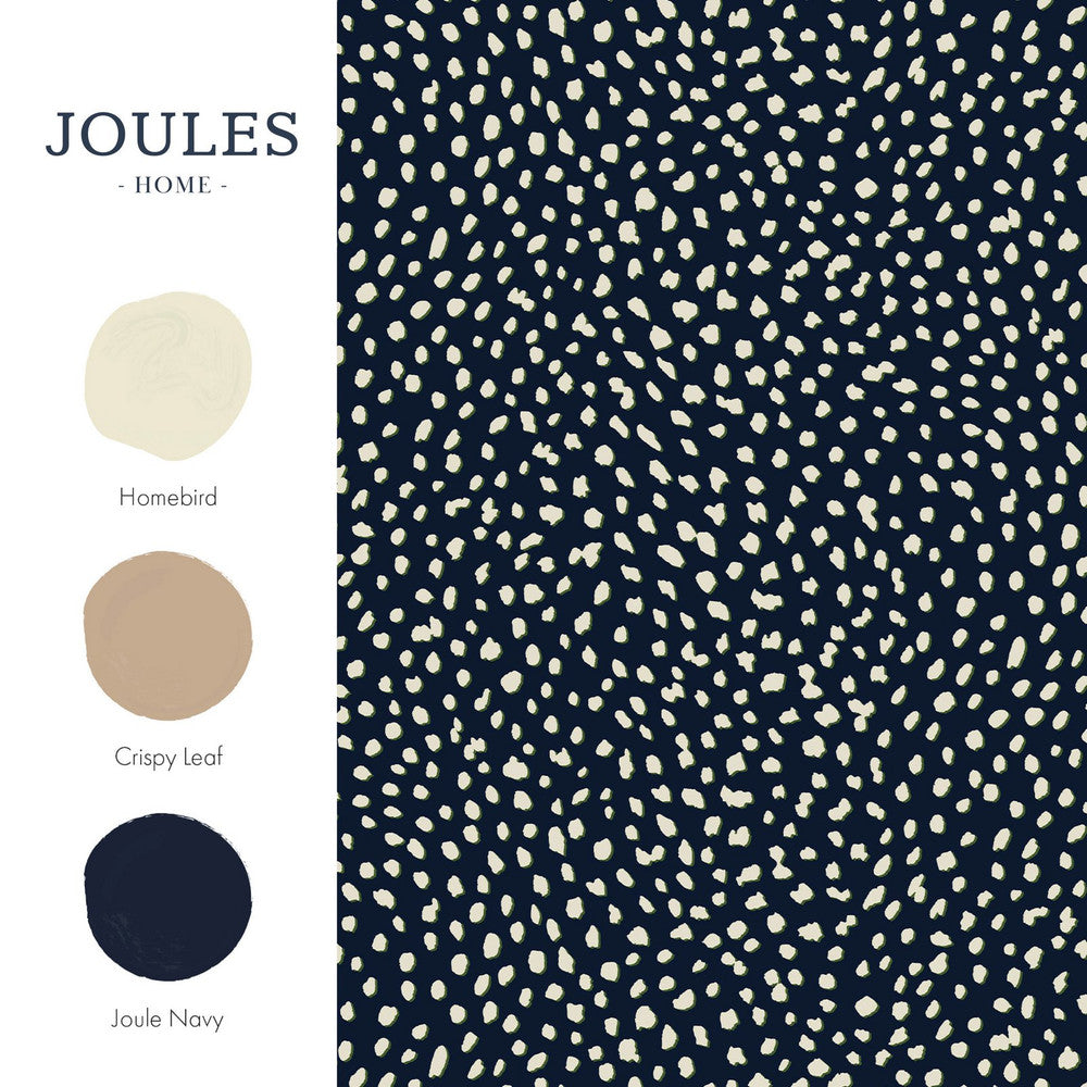 118567 - Guinea Spot Wallpaper - French Navy - Joules
