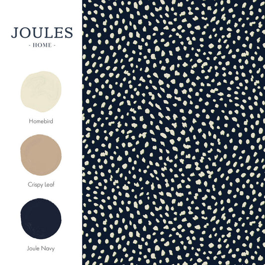 118567 - Guinea Spot Wallpaper - French Navy - Joules