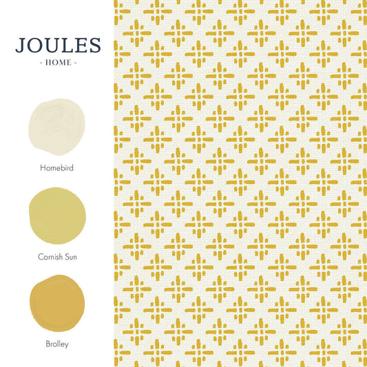 118578 - Beckett Star Wallpaper - Antique Gold - Joules