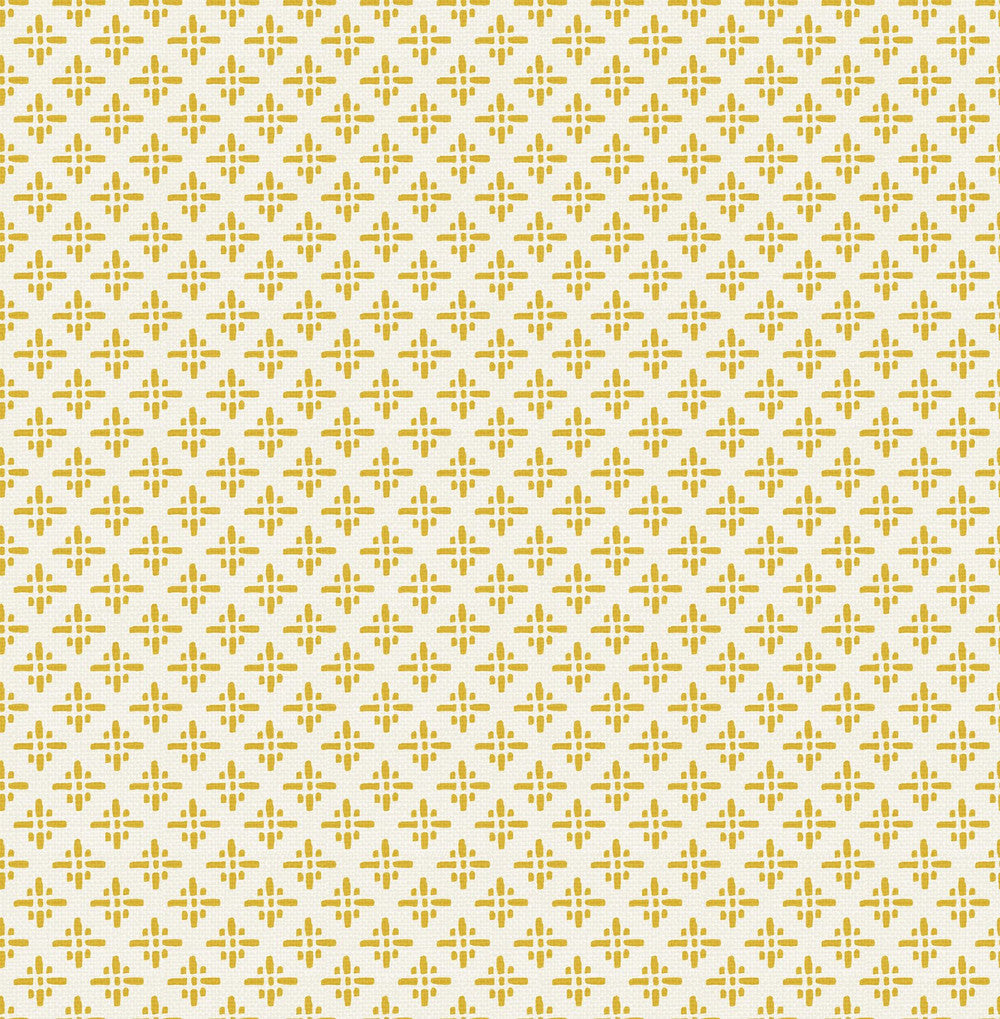 118578 - Beckett Star Wallpaper - Antique Gold - Joules