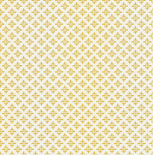 118578 - Beckett Star Wallpaper - Antique Gold - Joules