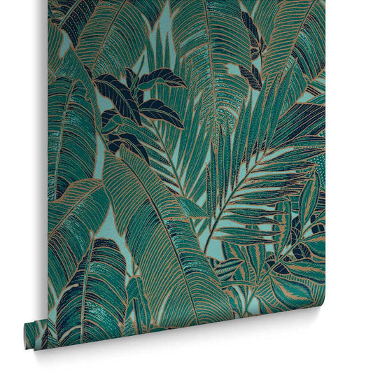 119669 - Paradys Wallpaper - Green - Graham & Brown