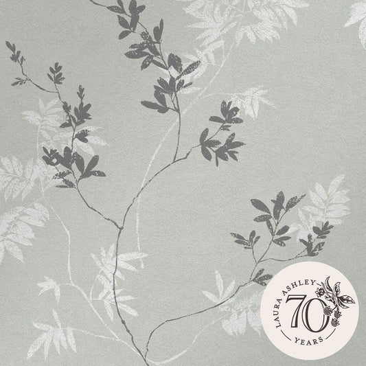119840 - Mari Wallpaper - Mineral Green - Laura Ashley