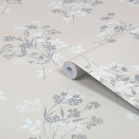119856 - Igerna Wallpaper - Natural - Laura Ashley