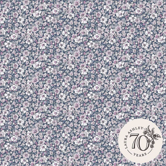 119867 - Libby Wallpaper - Purple - Laura Ashley