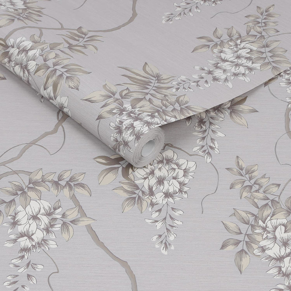 120137 - Wisteria Wallpaper - Mauve - Superfresco Easy