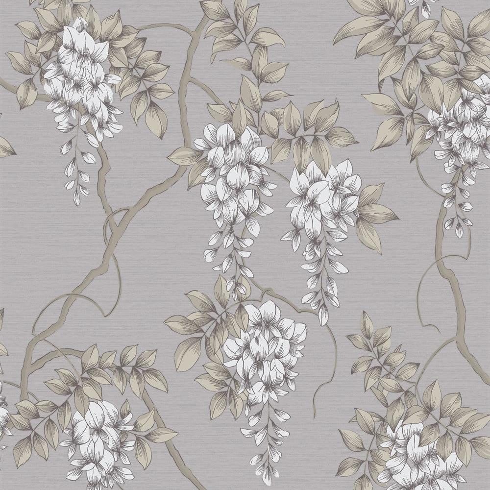 120137 - Wisteria Wallpaper - Mauve - Superfresco Easy